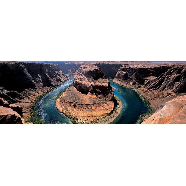 Affiche Palazzi Verlag Typo en Toile Colorado River USA