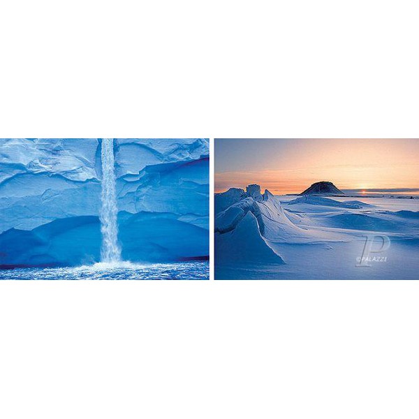 Affiche Palazzi Verlag Spitzbergen, Scoresby, impression sur toile