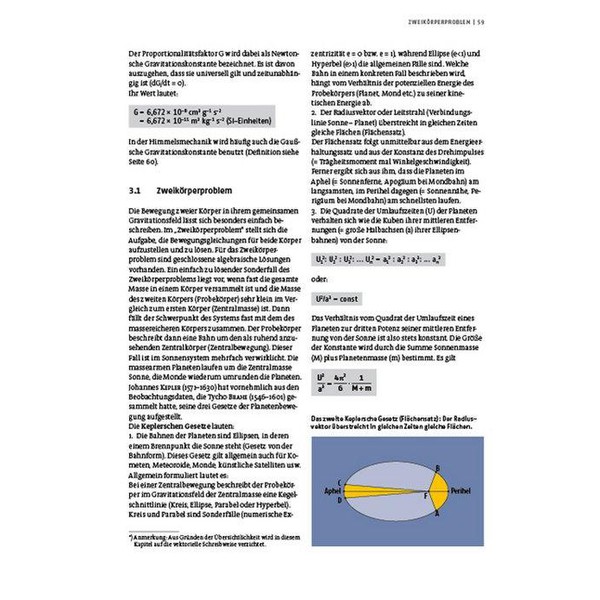 Kosmos Verlag Livre "Kompendium der Astronomie"