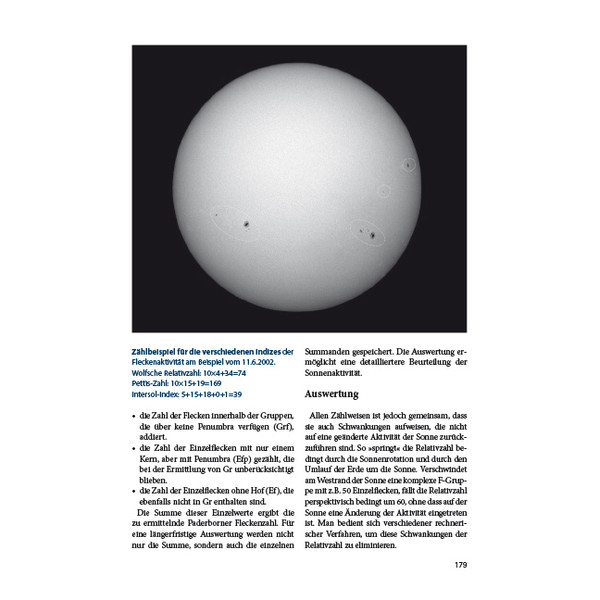 Oculum Verlag Livre "Die Sonne" (une introduction pour astronomes amateurs)