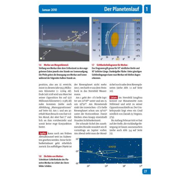 Kosmos Verlag Jahrbuch Kosmos Himmelsjahr 2010