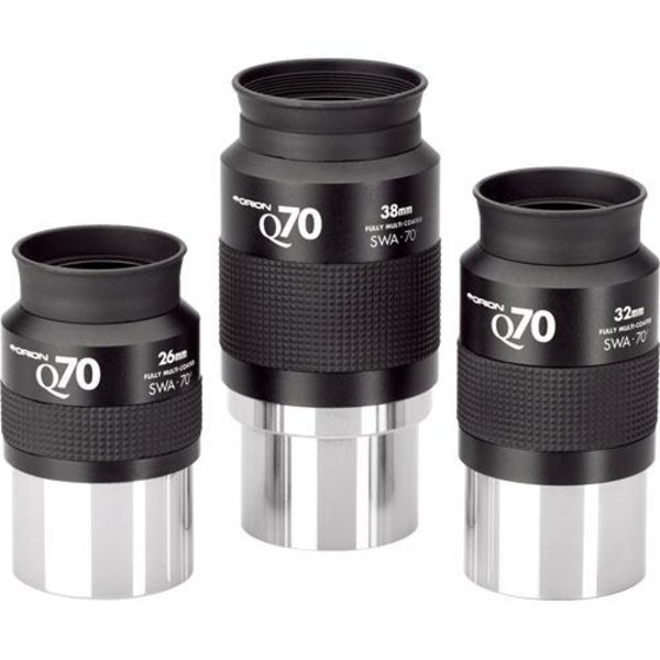 Orion Q70 - Jeu de 3 oculaires (26 mm, 32 mm, 38 mm)