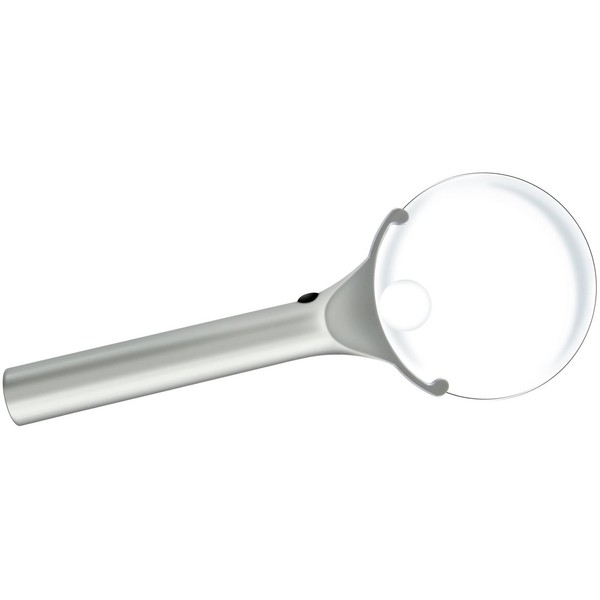 Bresser LED-Lupe randlos-plastik 2,5x, 85mm mit Etui