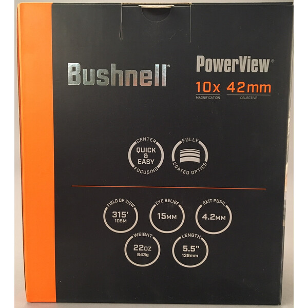 Bushnell Fernglas Powerview 10x42, Realtree Camo