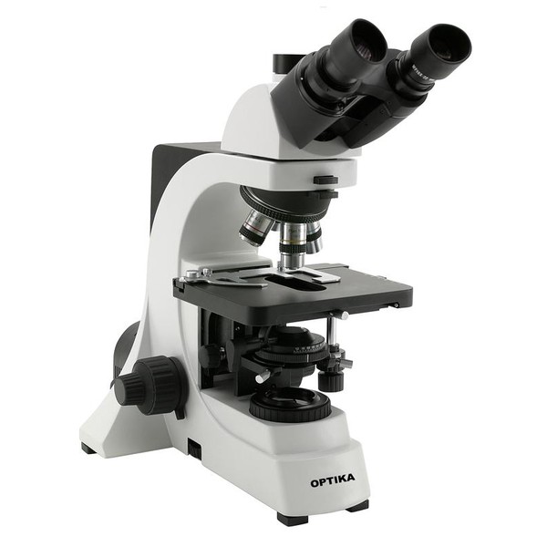 Optika Mikroskop B-600T, 40 - 1000x, trinokular, Planachromatische Objektive