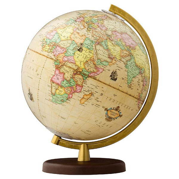 Columbus Renaissance Globe illuminé 26cm