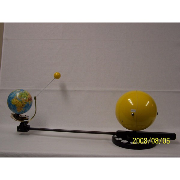 Tellurium mit Beleuchtung 85cm, elektronisch gesteuert