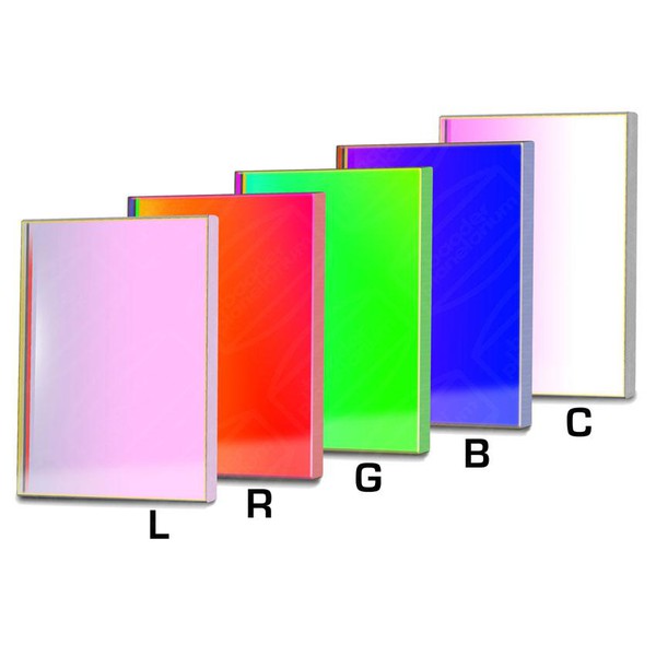 Baader LRGBC-H-alpha 7nm, OIII und SII 65x65mm Filterset