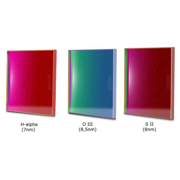 Baader LRGBC-H-alpha 7nm, OIII und SII 65x65mm Filterset