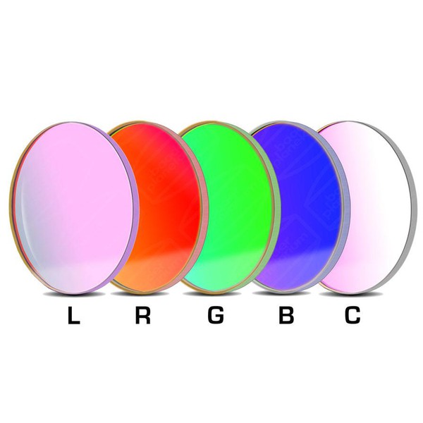Baader Jeu de filtres LRGBC-H-alpha 7nm, OIII et SII 50,4 mm