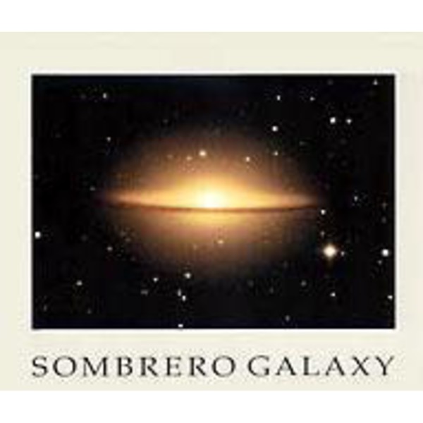 Affiche Palazzi Verlag Sombrero Galaxy - (pression artificielle)