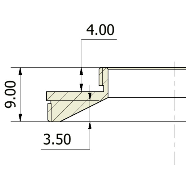 Omegon Adapter T2 männlich auf C-Mount männlich