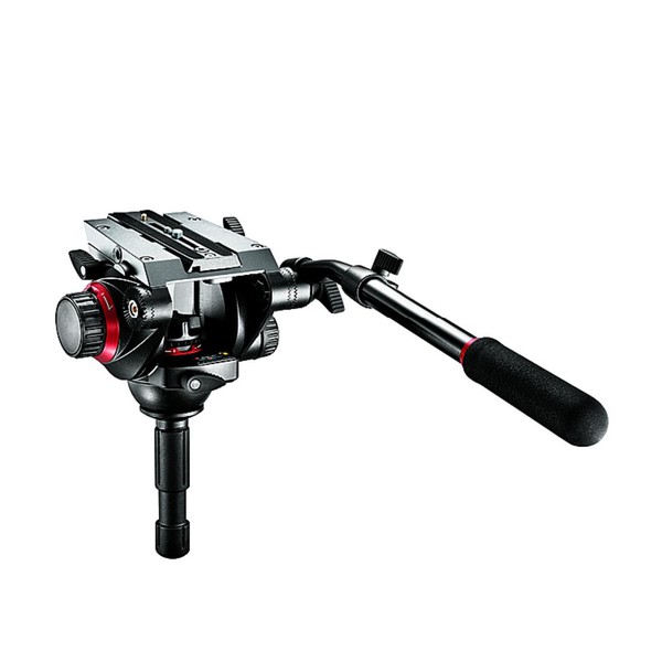 Trépied en carbone Manfrotto 504HD,536K avec rotule vidéo et niveau lumineux