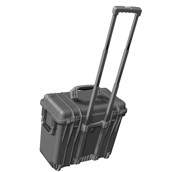 PELI Valise M1440 noire sur roulettes, avec cubes en mousse