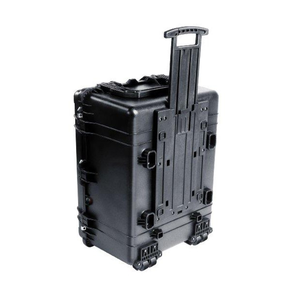 PELI Valise M1630 noire sur roulettes, avec cubes en mousse