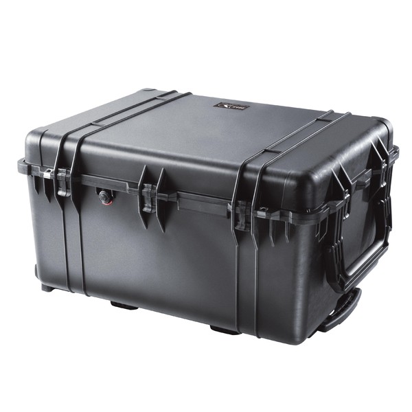 PELI Valise M1630 noire sur roulettes, avec cubes en mousse