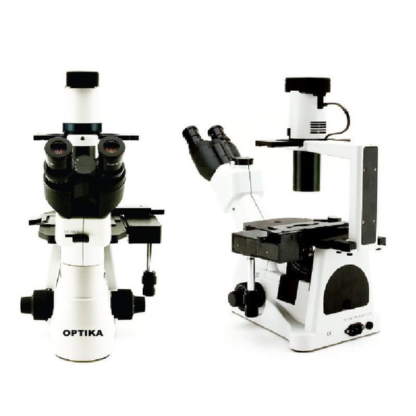 Optika XDS-3, inversé, trinoculaire, table en croix, IOS, X-LED