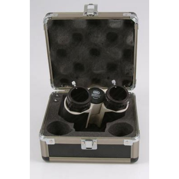 Baader Planetarium Maxbright Binoculaire avec valise en Aluminium, avec 1 pc. GWK = correcteur de trajet en verre 2,6 fois avec connecteur 1,25
