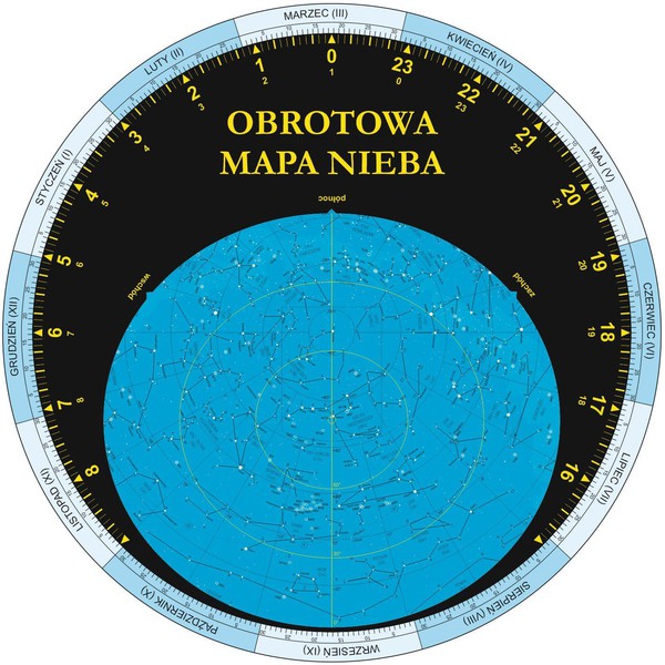 Carte du ciel AstroCD Obrotowa mapa nieba