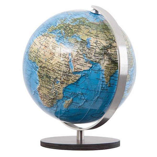 Mini-globe Columbus Duorama Pied en bois de macassar 12cm