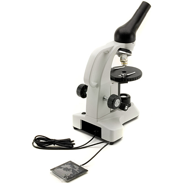 Microscope Optika B-20 Solar, monoculaire, LED, avec panneau solaire