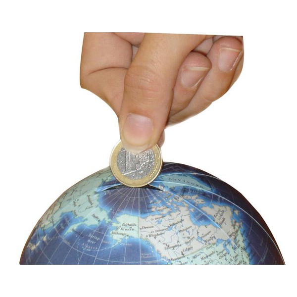 Columbus DUORAMA - Globe Tirelire 12cm