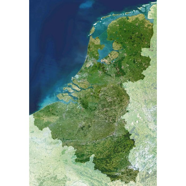 Carte régionale Planet Observer Benelux