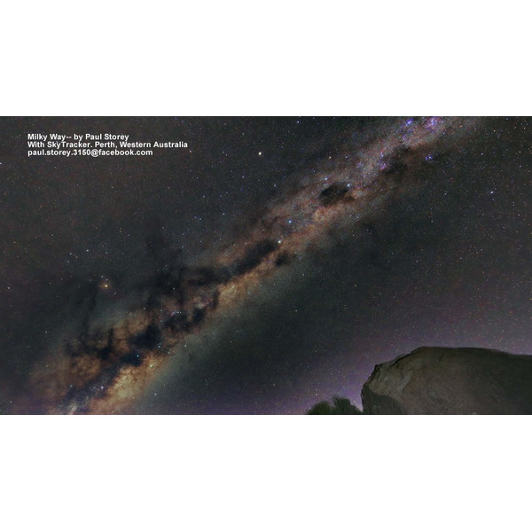 Monture iOptron SkyTracker - Dispositif de suivi pour l'astrophotographie, blanc