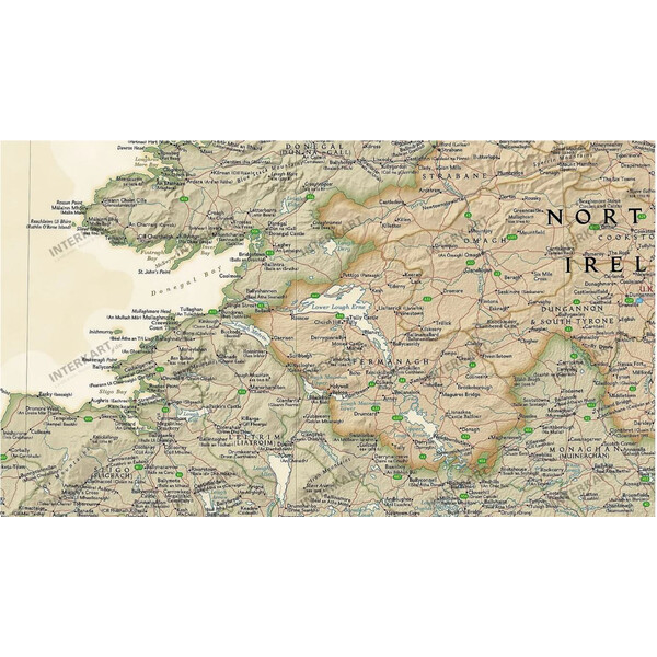 National Geographic Landkarte Irland (76 x 91 cm)