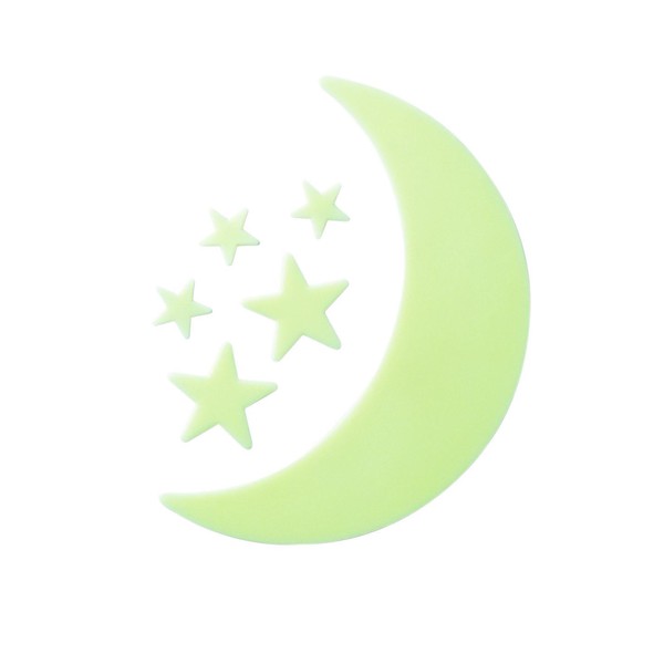 HCM Kinzel Lune et étoiles (petites) Glow