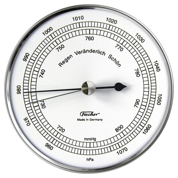 Station météo Eschenbach Baromètre anéroïde inox 528201