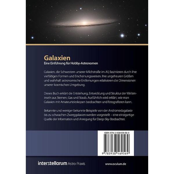 Oculum Verlag Initiation aux galaxies pour astronomes amateurs, édition Oculum