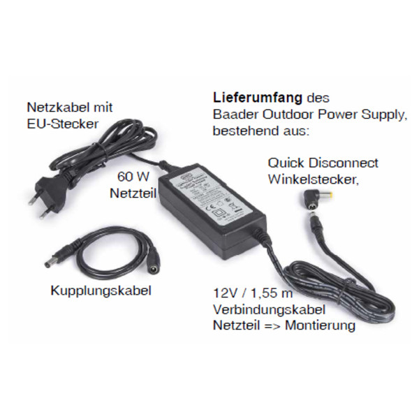 Baader Outdoor-Power Netzteil 60W / 12,8V / 5A