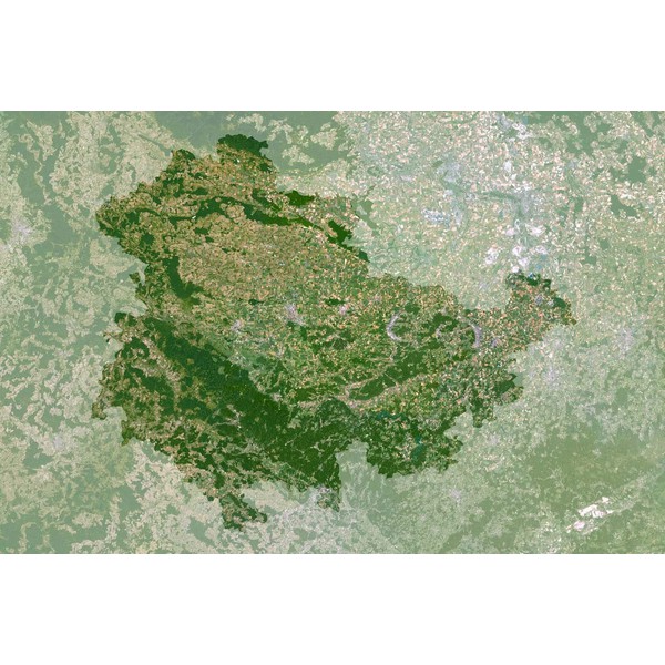 Planet Observer Regional-Karte Thüringen
