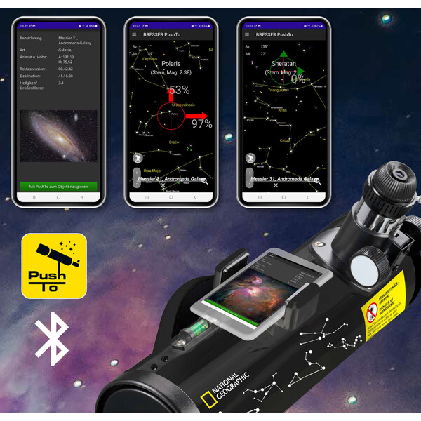 Télescope National Geographic N 76/350 AZ PushTo