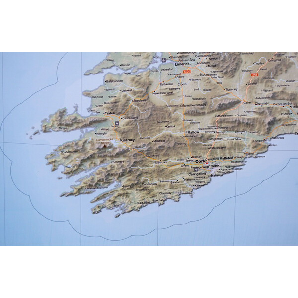 GeoMetro Landkarte United Kingdom (100 x 140 cm)