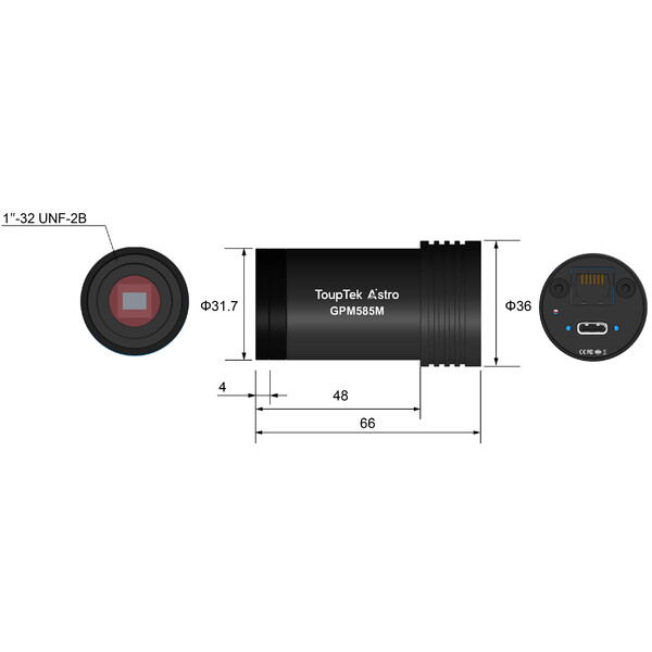 ToupTek Astro Guiding-Kamera GPM585M