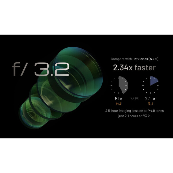 Lunette apochromatique William Optics AP 71/230 Mighty-Cat 71 WIFD