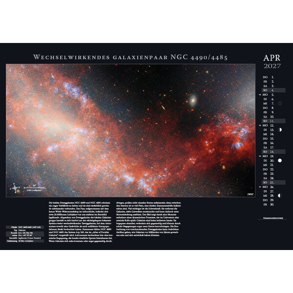 Astronomie-Verlag Weltraum-Kalender 2027