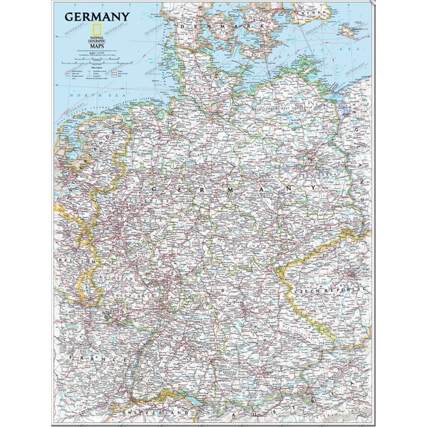National Geographic Allemagne-carte