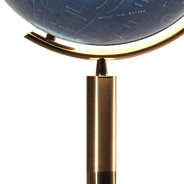 Globe sur pied Columbus Duo Azzurro Acier inoxydable/ Wenge 40cm