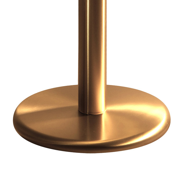 Globe sur pied Columbus Duo Azzurro Acier inoxydable/ Wenge 40cm