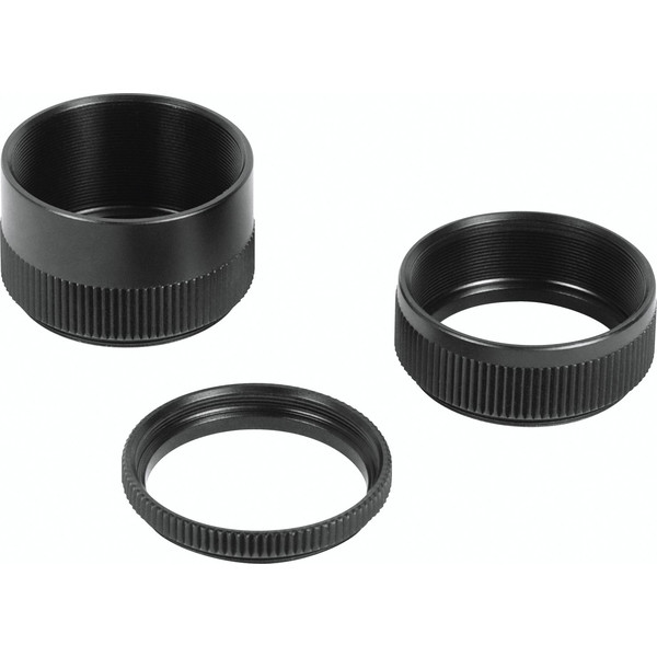 tube allonge Orion Kit de bagues d'extension T2, longueurs du chemin optique: 5mm, 10mm, 25mm