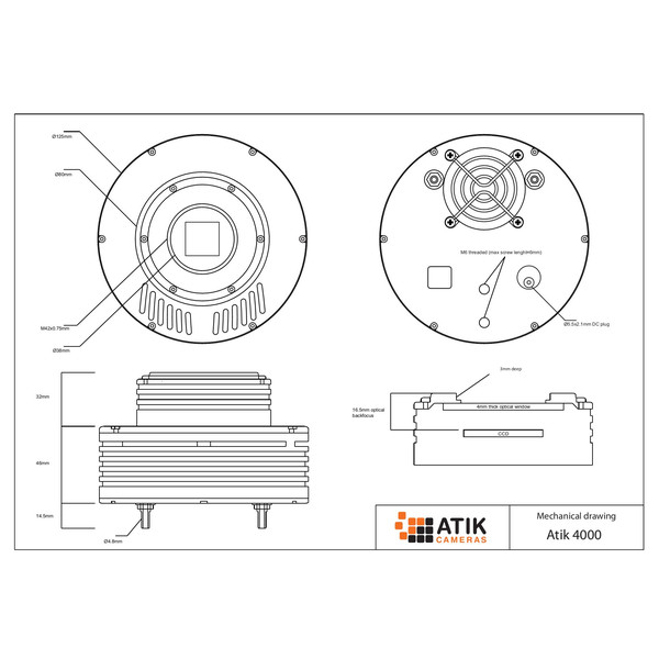 Caméra Atik 4000 Mono