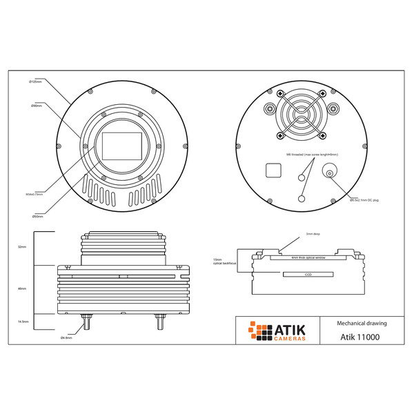 Caméra Atik 11000 Color