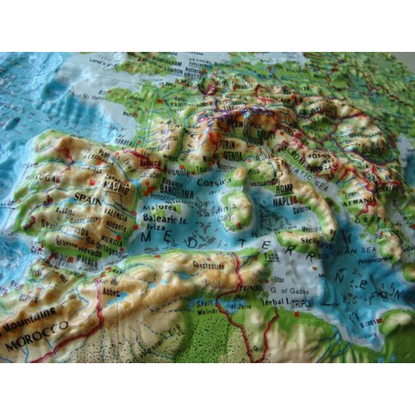 geo-institut Globe terrestre en relief 65cm