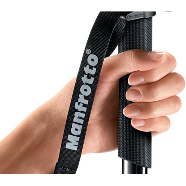 Monopied en aluminium Manfrotto Statif monopode Compact Light, noir