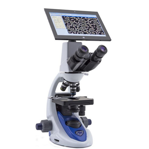 Optika Microscope numérique B-190TB, achromate, avec tablette PC