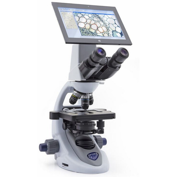 Optika Microscope numérique B-290TB, N-PLAN, avec tablette PC