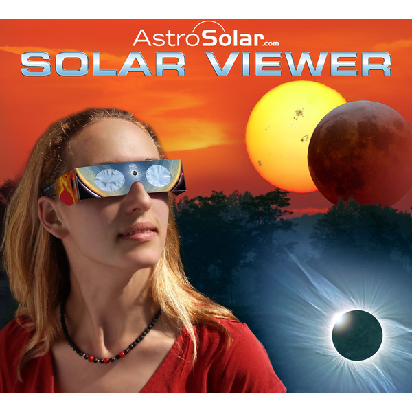 Baader Sonnenfinsternis Beobachtungsbrille Solar Viewer AstroSolar® Silver/Gold, 10 Stück
